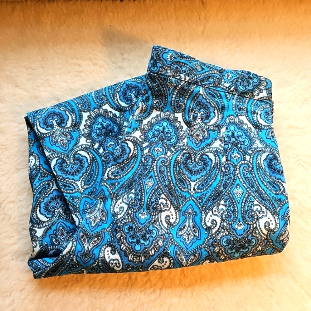 New York Design Company Women's Sz 6 Paisley Cigarette Pants. New Without Tags